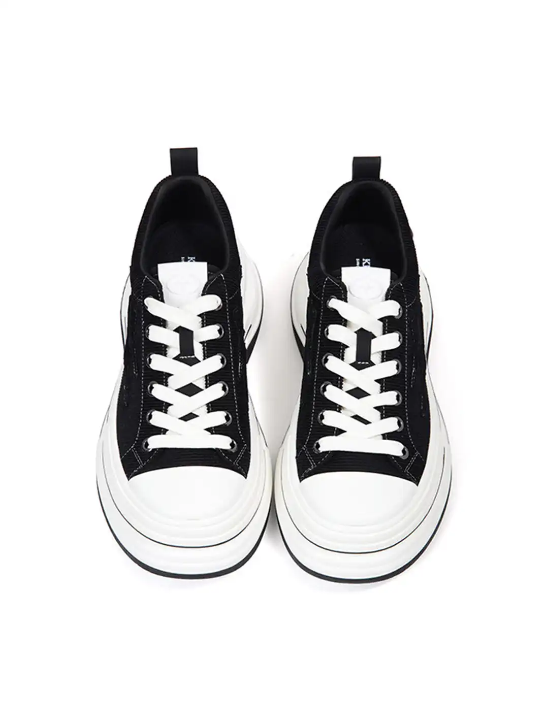 KILLWINNER | 7cm Platform Canvas Shoes-Black