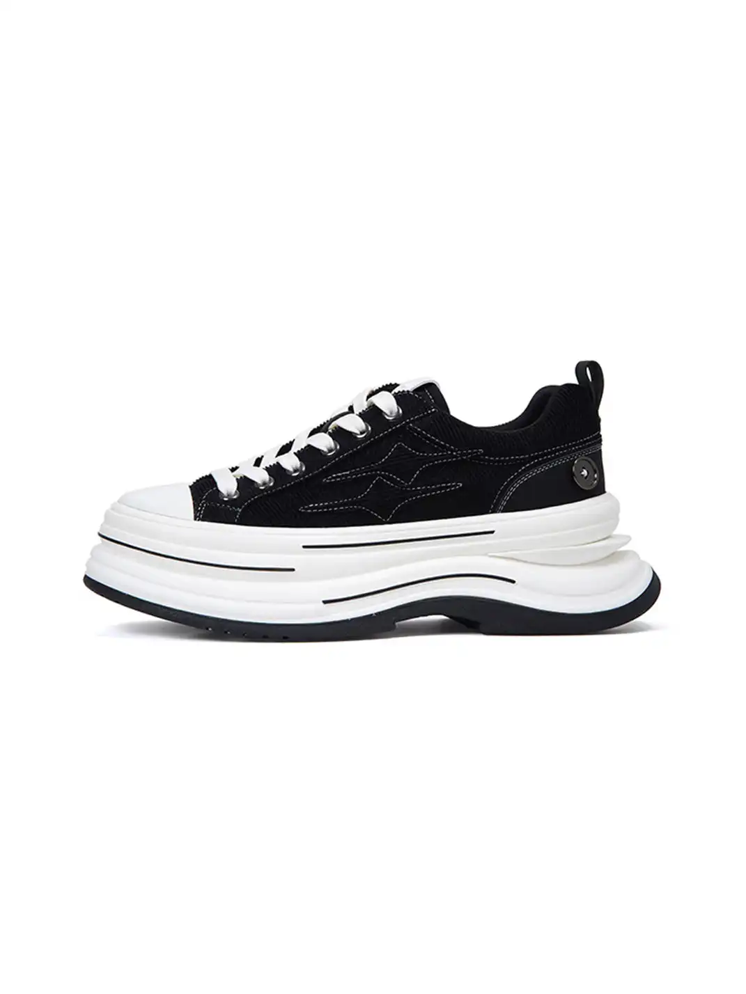 KILLWINNER | 7cm Platform Canvas Shoes-Black