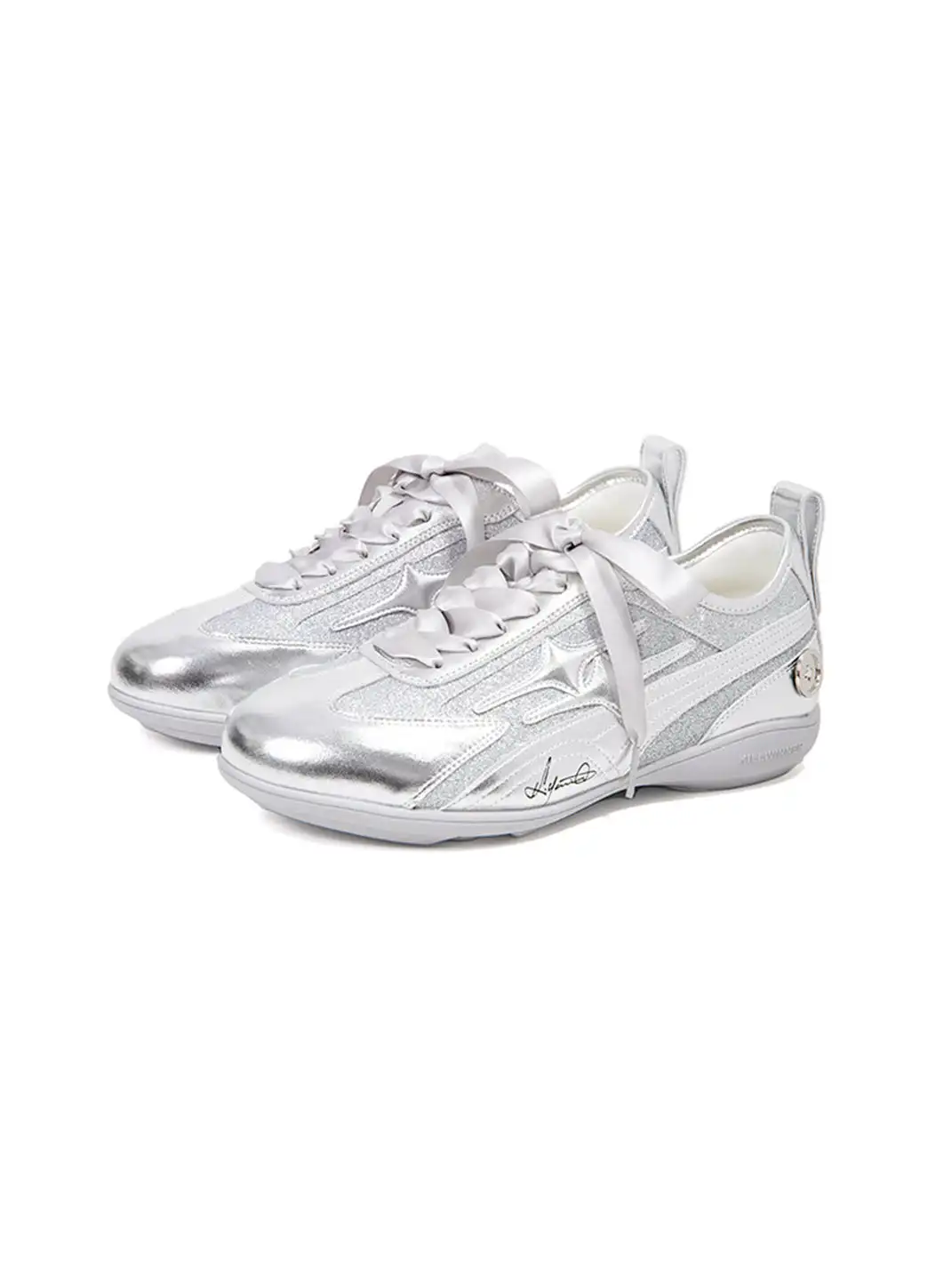 KILLWINNER | Lace-Up Athletic Training Shoes-Sliver