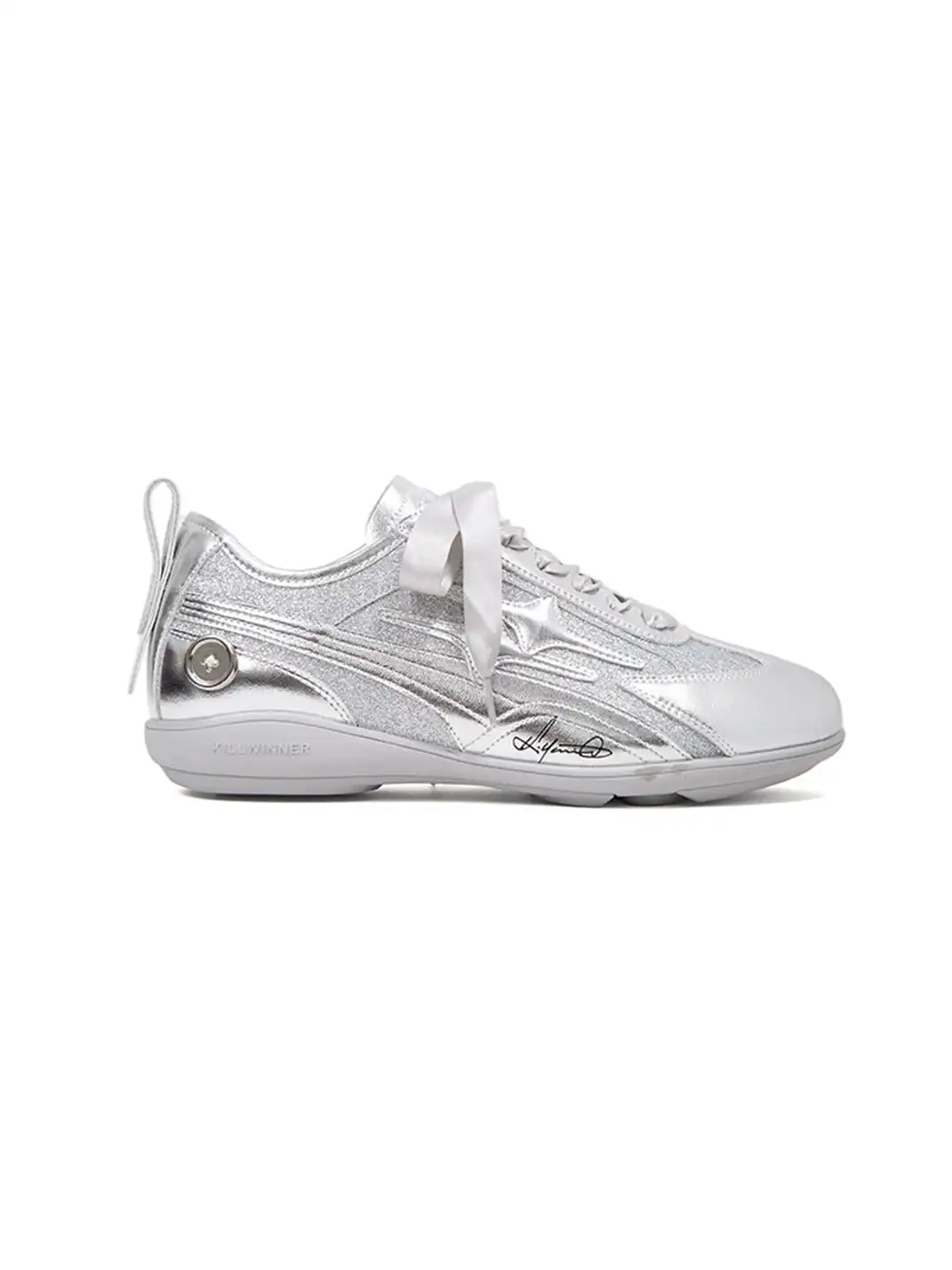 KILLWINNER | Lace-Up Athletic Training Shoes-Sliver