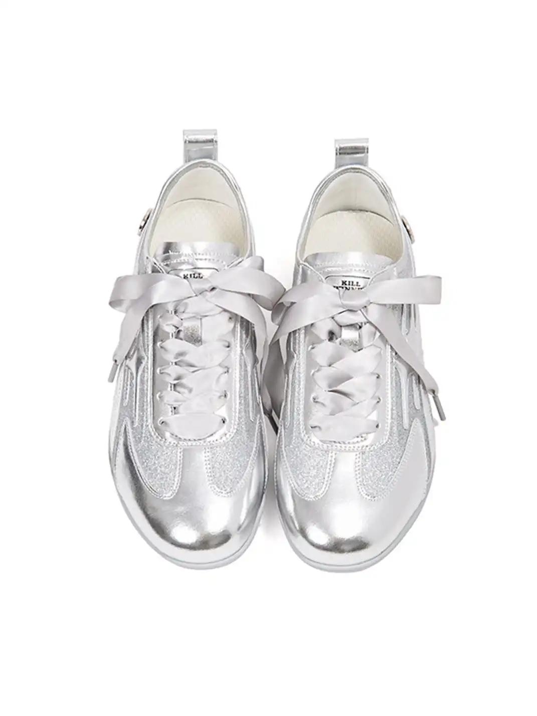 KILLWINNER | Lace-Up Athletic Training Shoes-Sliver