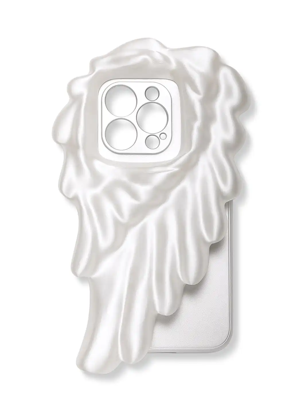 HSUX OFFICIAL | Silk Black and White Wings Phone Case
