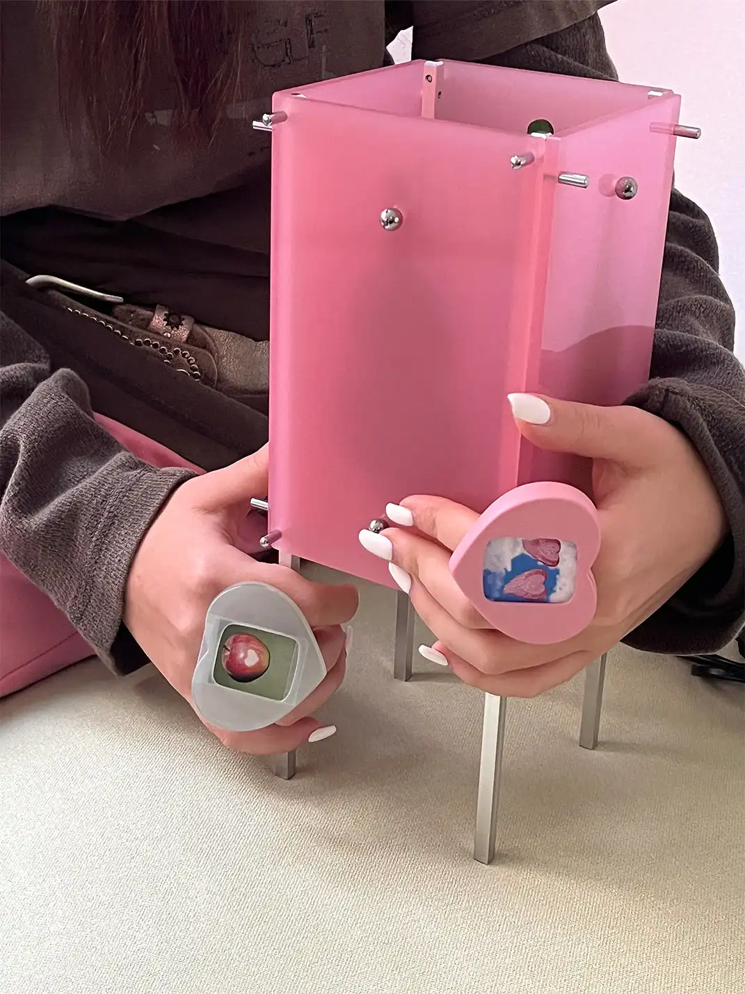 HSUX OFFICIAL | Heart-Shaped Photo Box Ring