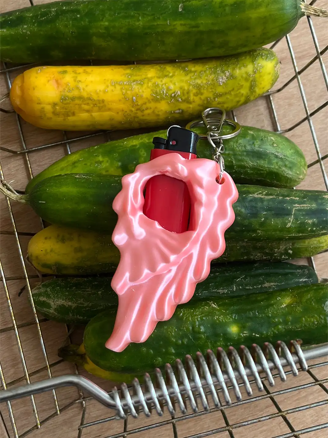HSUX OFFICIAL | Winged Lighter Case Keychain