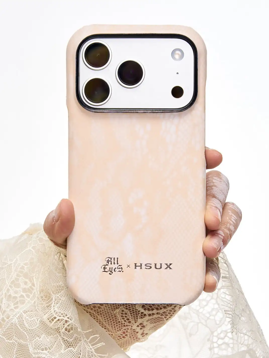 HSUX OFFICIAL | Lace Leather Phonecase