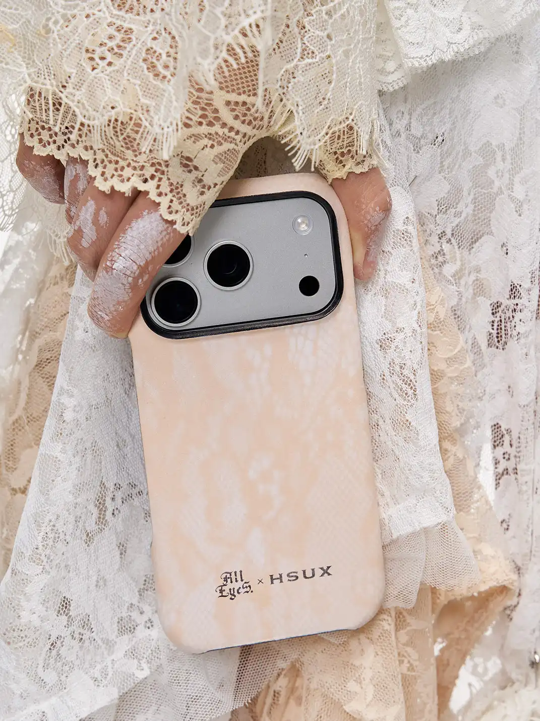 HSUX OFFICIAL | Lace Leather Phonecase