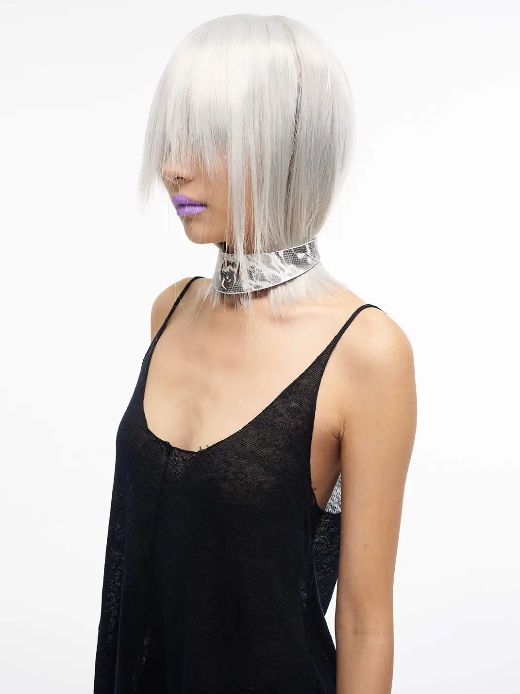 HSUX OFFICIAL | Heart Leather Choker