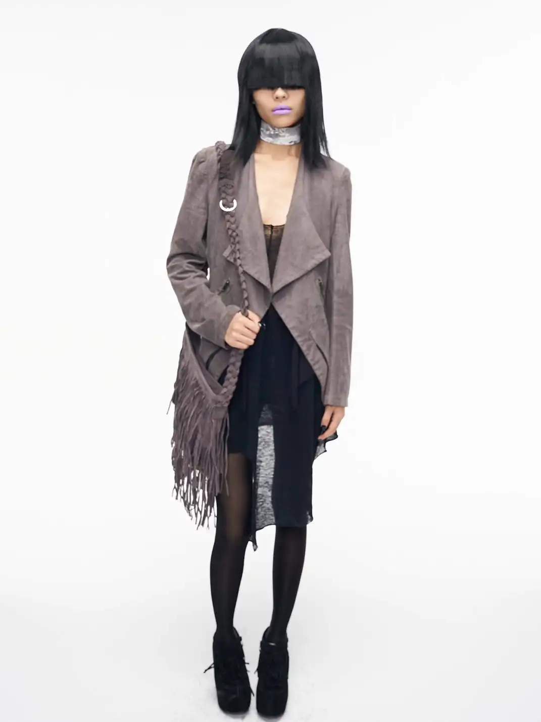 HSUX OFFICIAL | Lace Leather Choker