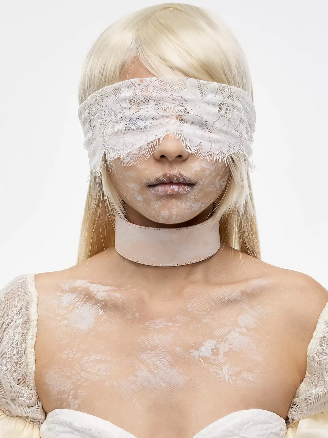 HSUX OFFICIAL | Lace Leather Choker