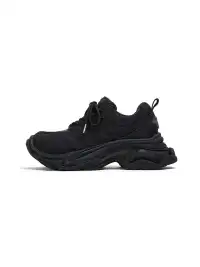 ADC | Breathable Chunky Sneakers That Add 7Cm In Height-Black