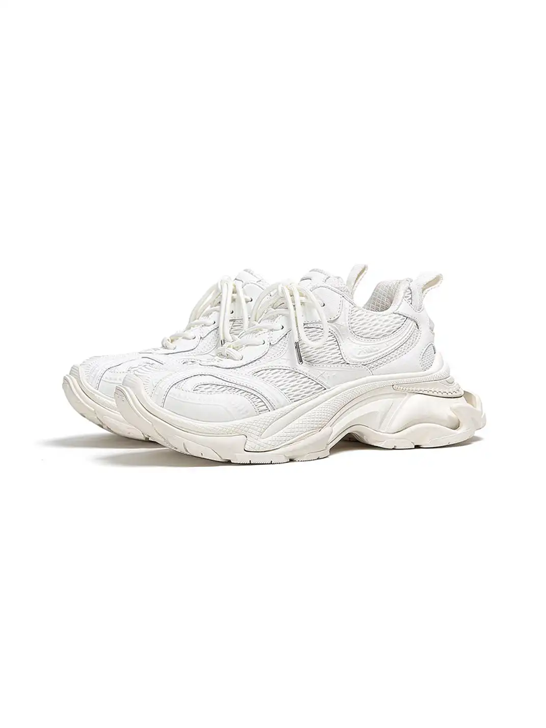 ADC | Breathable Chunky Sneakers That Add 7Cm In Height-White