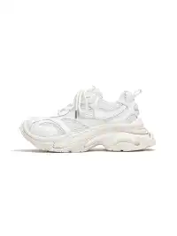 ADC | Breathable Chunky Sneakers That Add 7Cm In Height-White