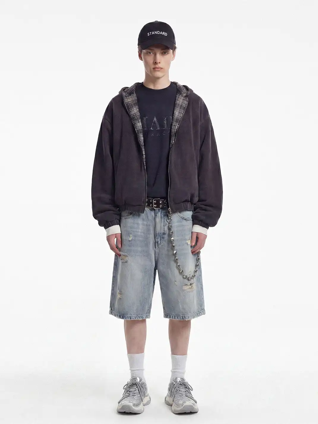 ADC | Breathable Chunky Sneakers That Add 7Cm In Height-Sliver