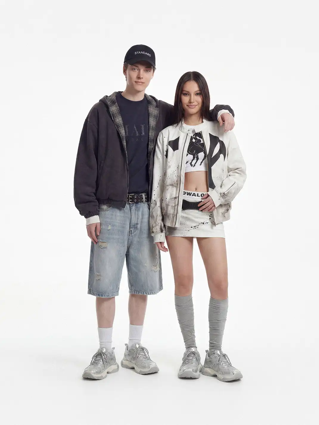 ADC | Breathable Chunky Sneakers That Add 7Cm In Height-Sliver
