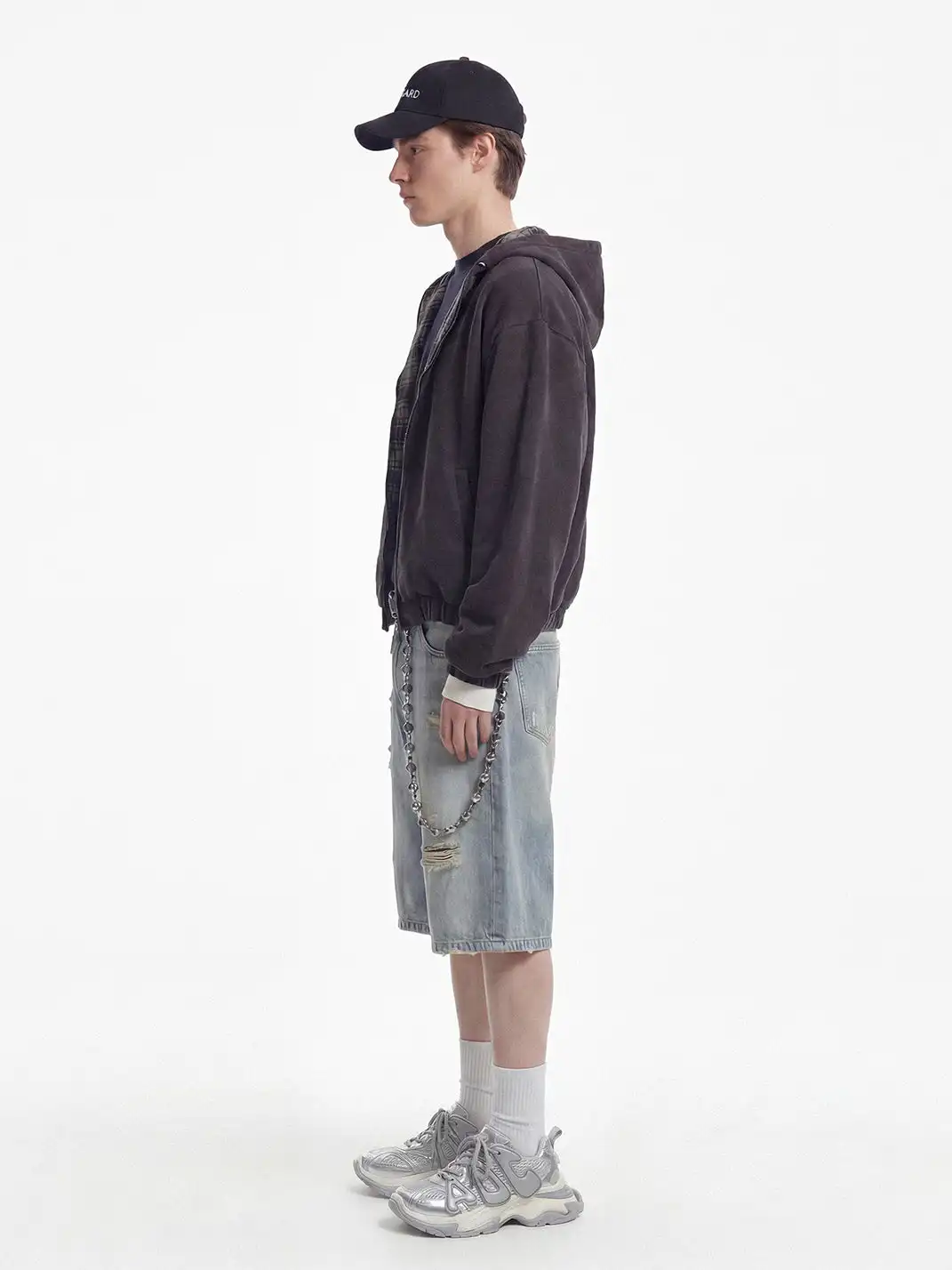 ADC | Breathable Chunky Sneakers That Add 7Cm In Height-Sliver