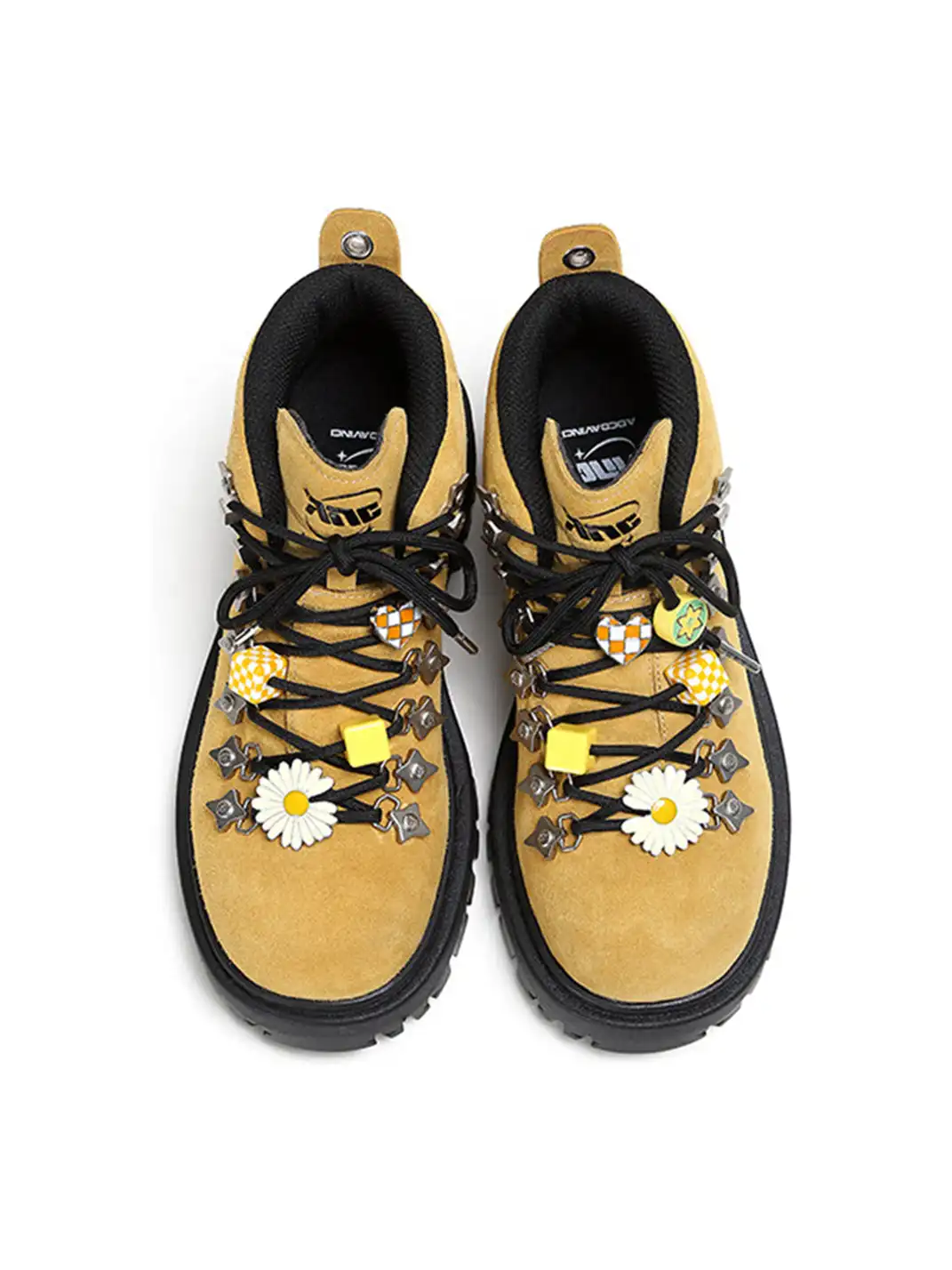 ADC | Yellow Suede Platform Hiking Boots