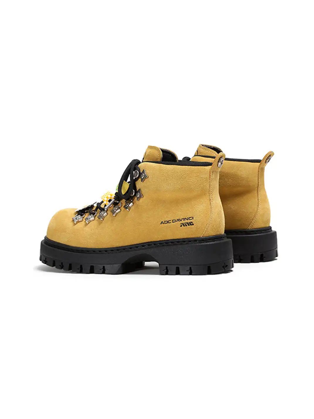 ADC | Yellow Suede Platform Hiking Boots