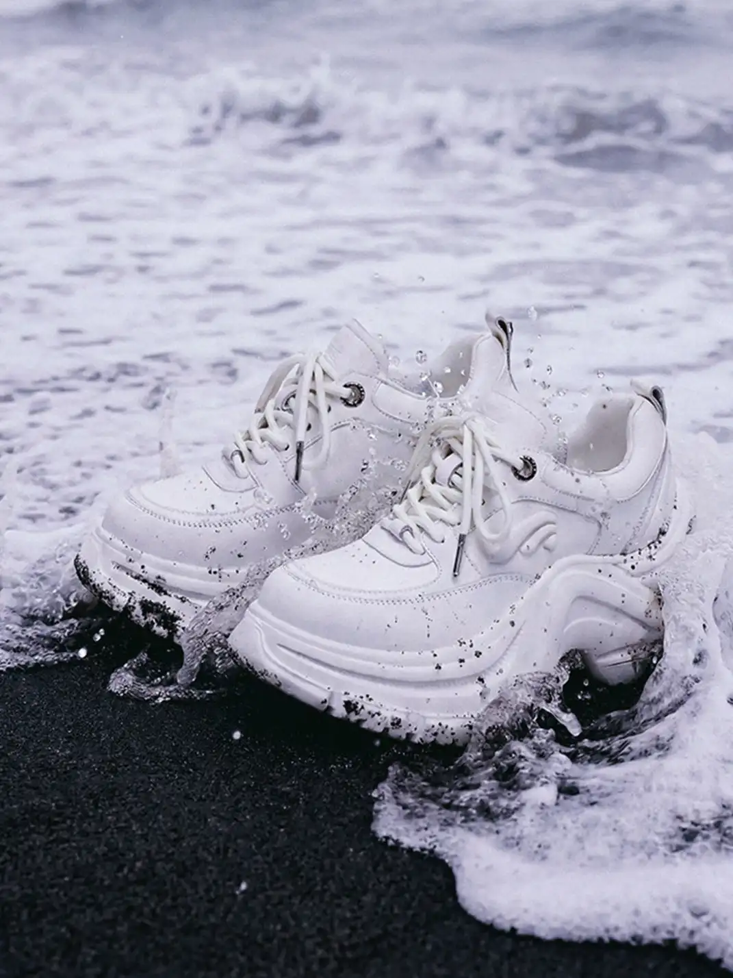 FYSPR | Sculpted Wave Sole Chunky Dad Shoes