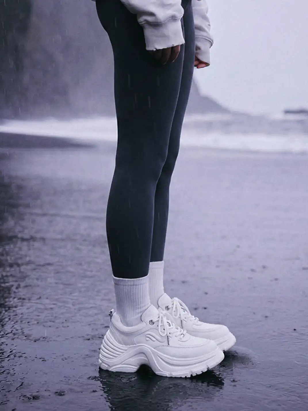 FYSPR | Sculpted Wave Sole Chunky Dad Shoes