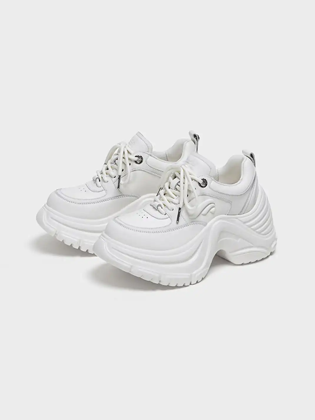 FYSPR | Sculpted Wave Sole Chunky Dad Shoes