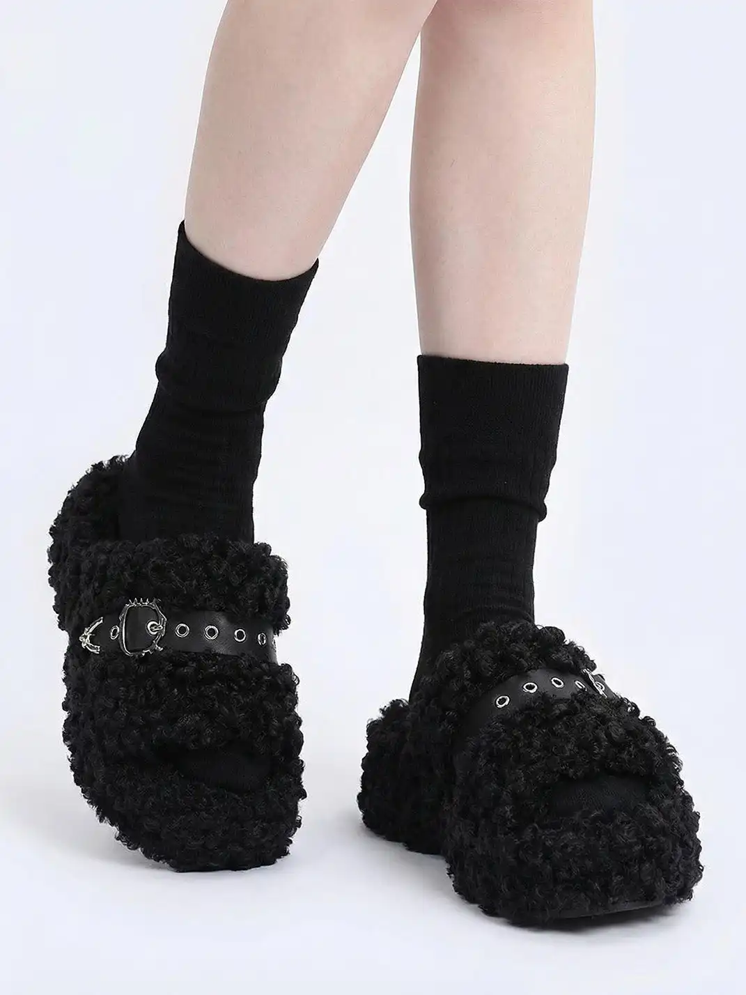 FYSPR | Teddy Bear Furry Slippers