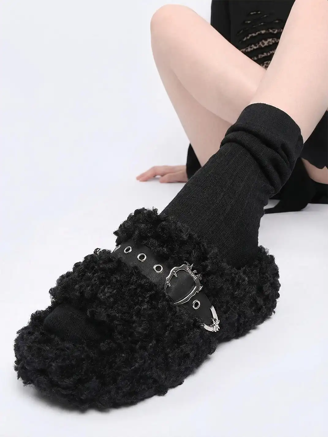 FYSPR | Teddy Bear Furry Slippers