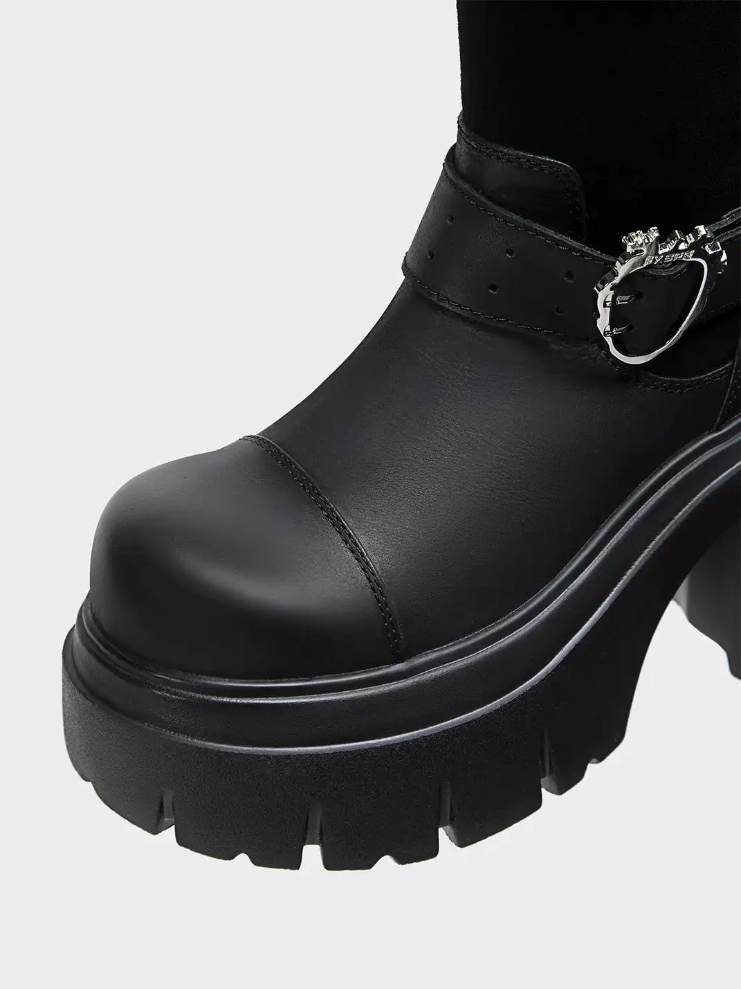 FYSPR | Zippered Belt Buckle Riding Boots