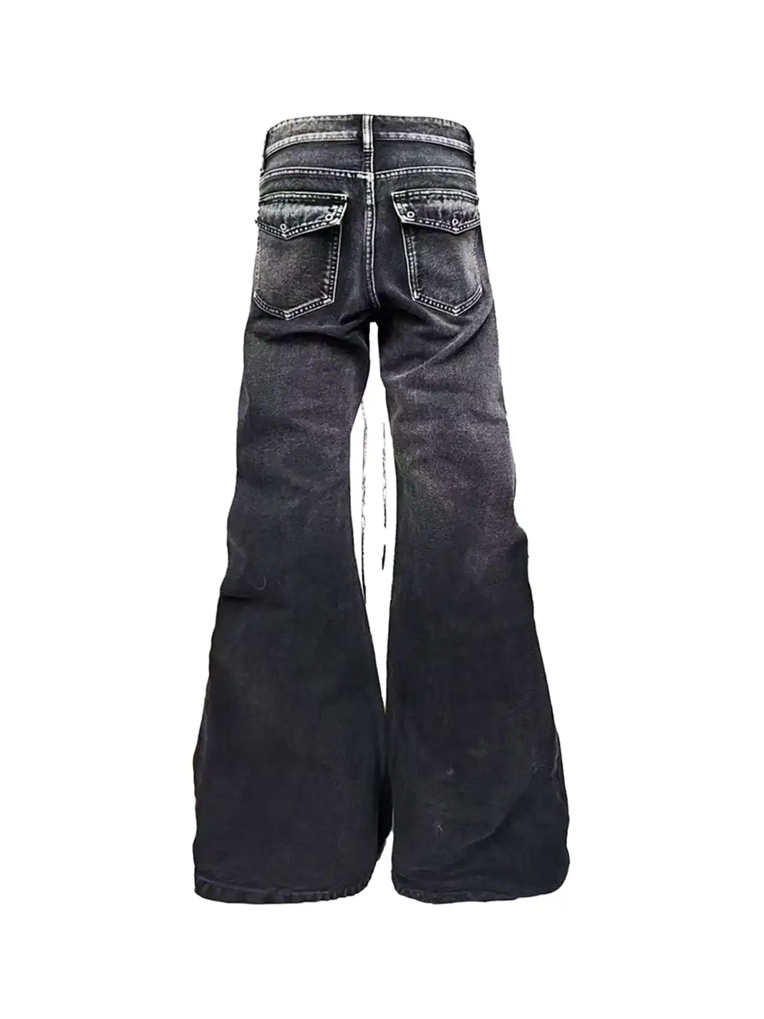 DETW | Metal Door Access Control Drawstring Curved Jeans