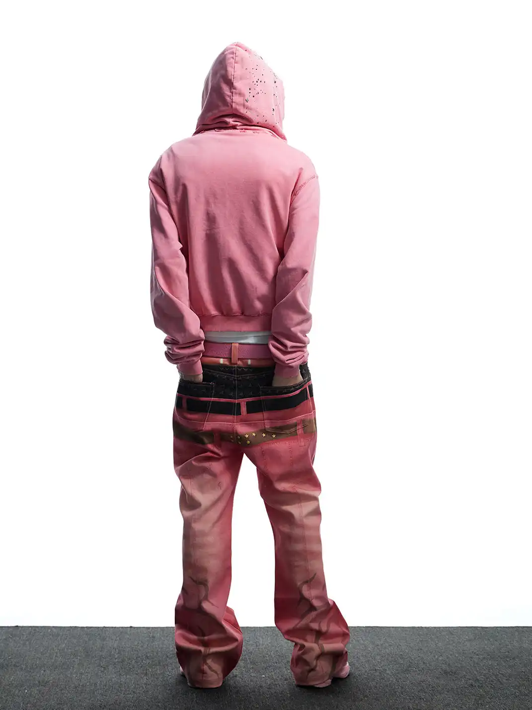 DND4DES | Pink Heavy-Duty Top-Grain Cowhide Leather Belt
