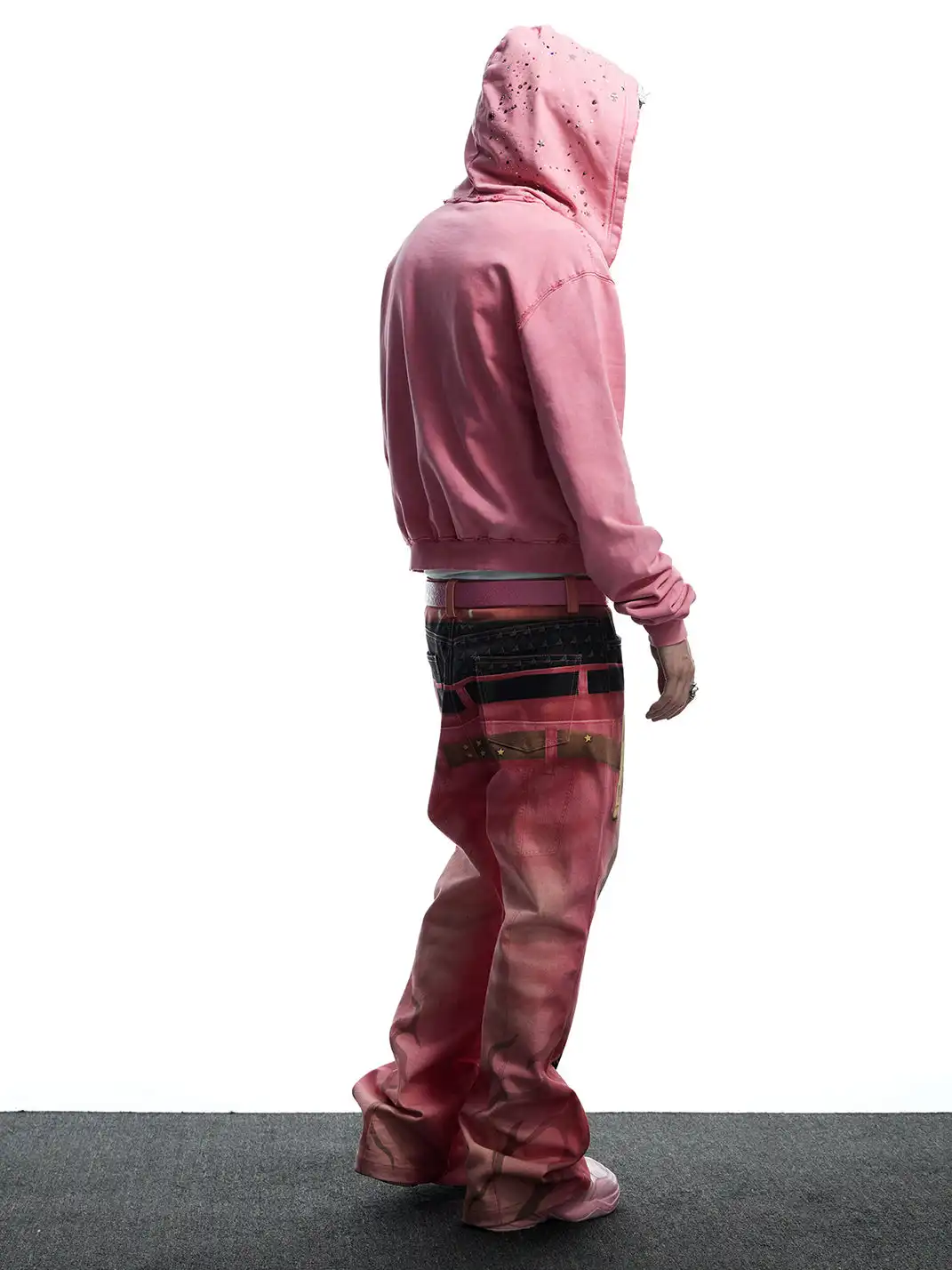 DND4DES | Pink Heavy-Duty Top-Grain Cowhide Leather Belt