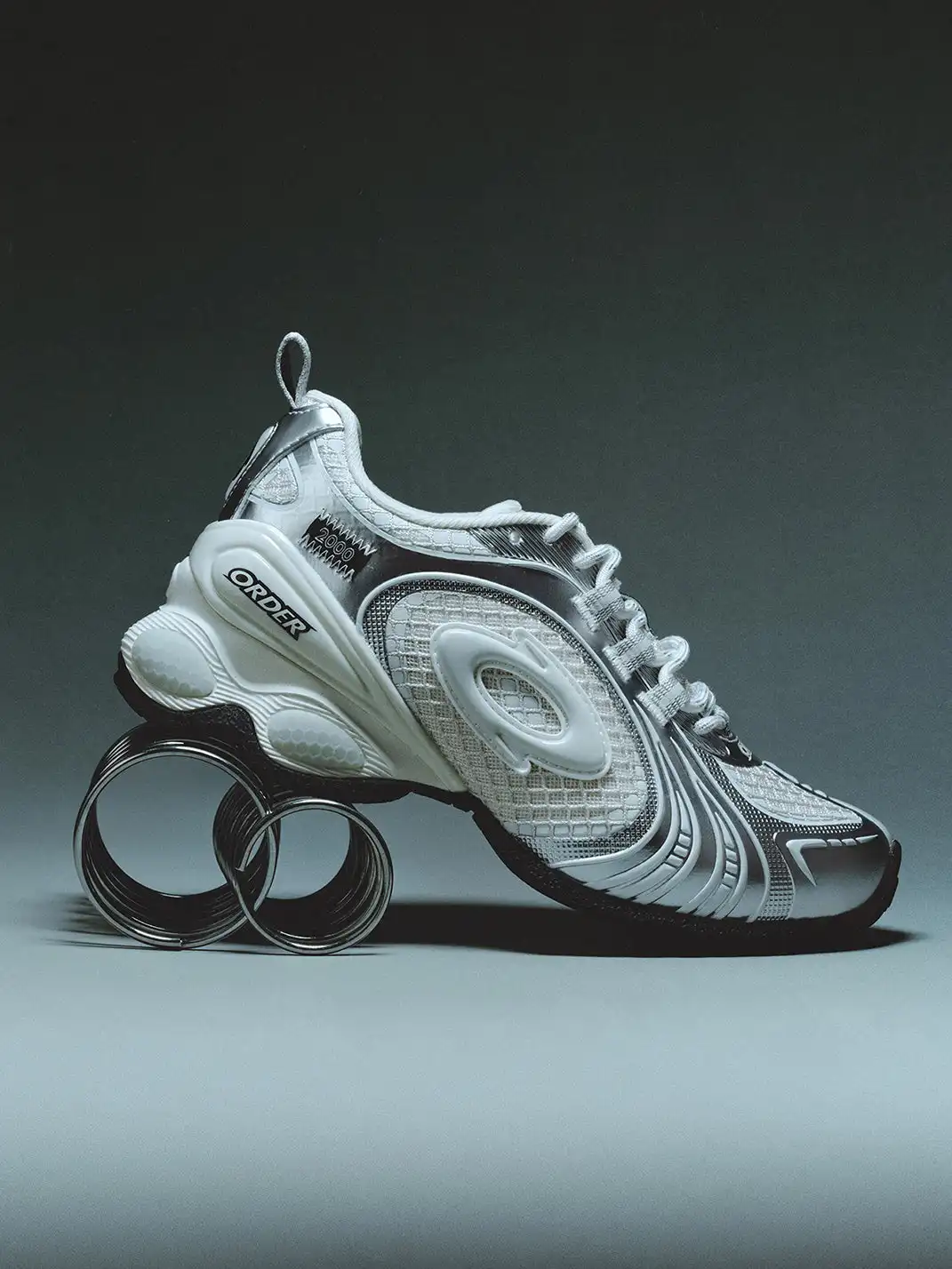 OLDORDER | Turbo GT Glacier White Dad Shoes
