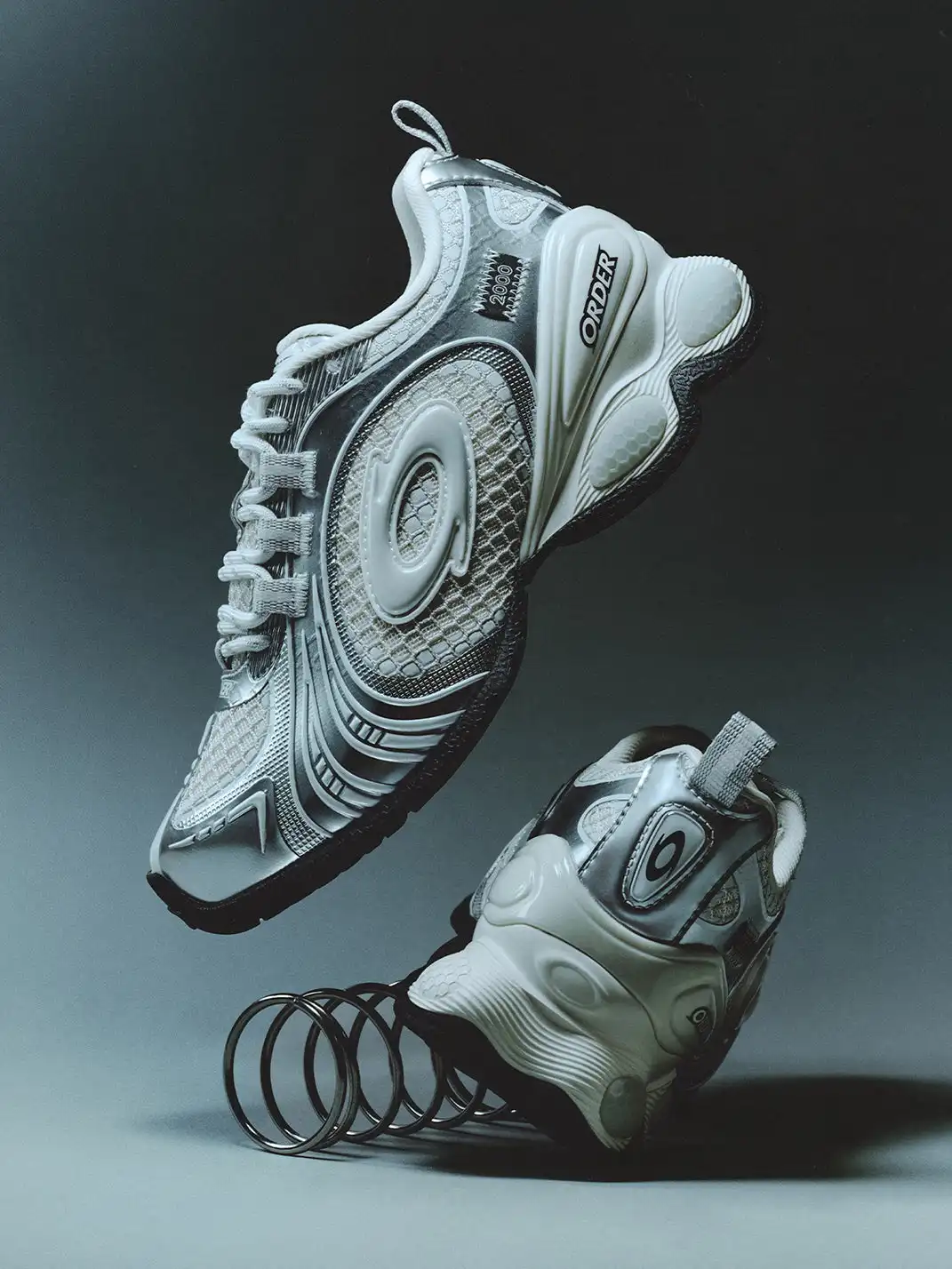 OLDORDER | Turbo GT Glacier White Dad Shoes