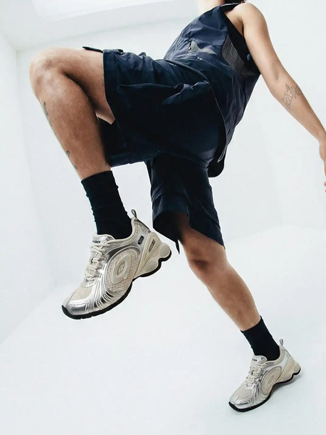 OLDORDER | Turbo GT Glacier White Dad Shoes