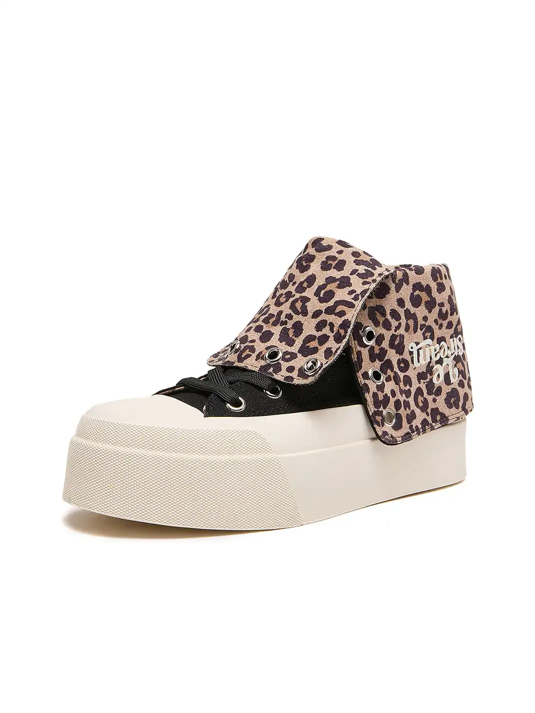 LeStream | Leopard Print Platform Sneakers