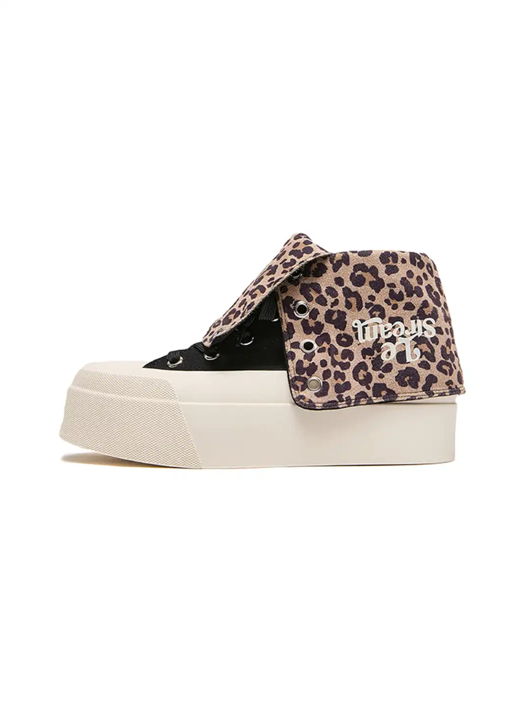LeStream | Leopard Print Platform Sneakers