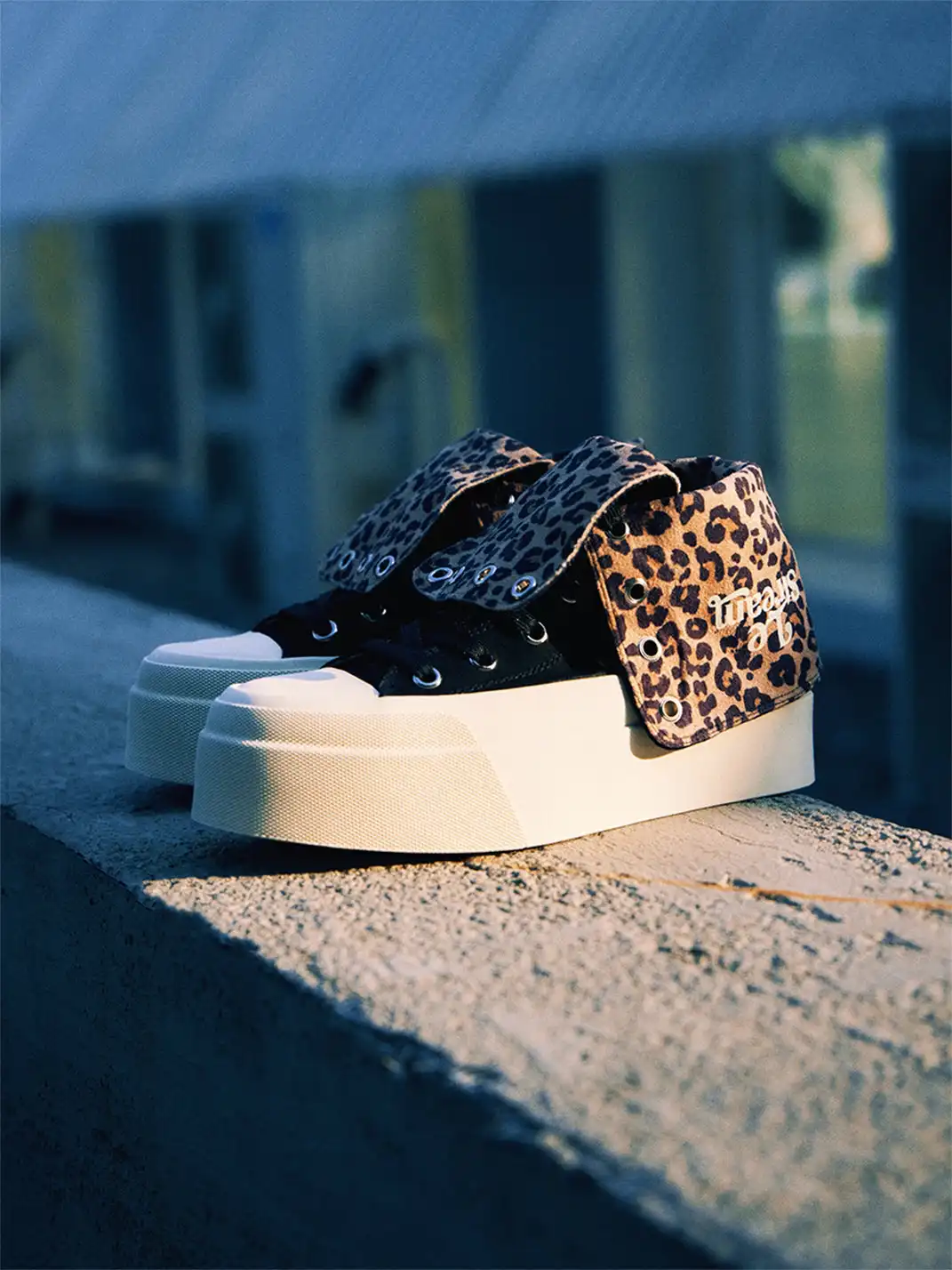 LeStream | Leopard Print Platform Sneakers