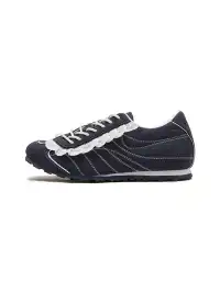 LeStream | Lace-Up Flat Shoes-Dark Blue
