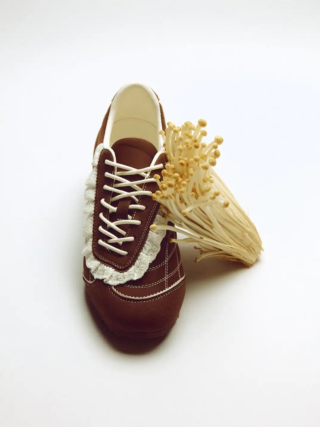 LeStream | Lace-Up Flat Shoes-Brown
