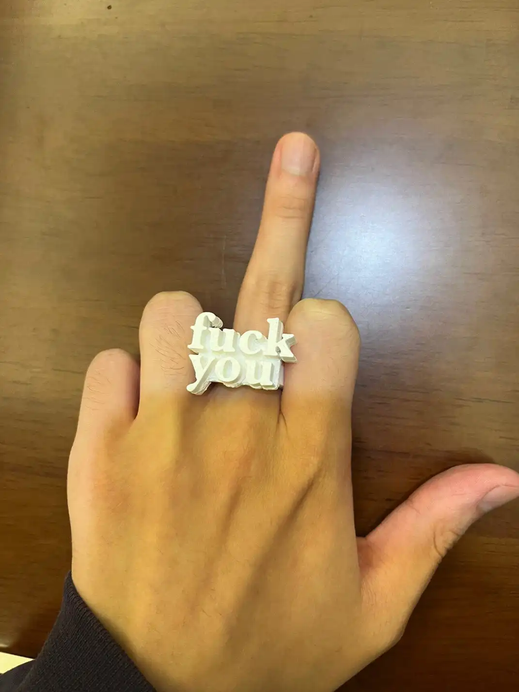 SEREINN | 3D Printed Letter Ring