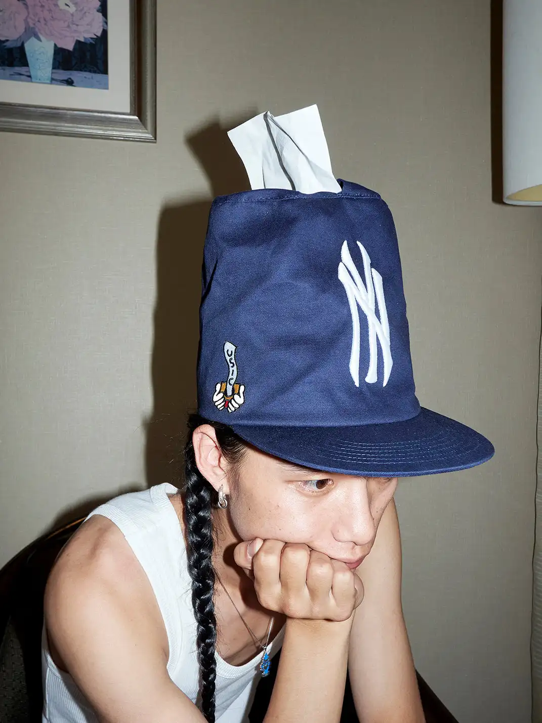 USIC | Creative Tissue Box Embroidered Adjustable Baseball Cap