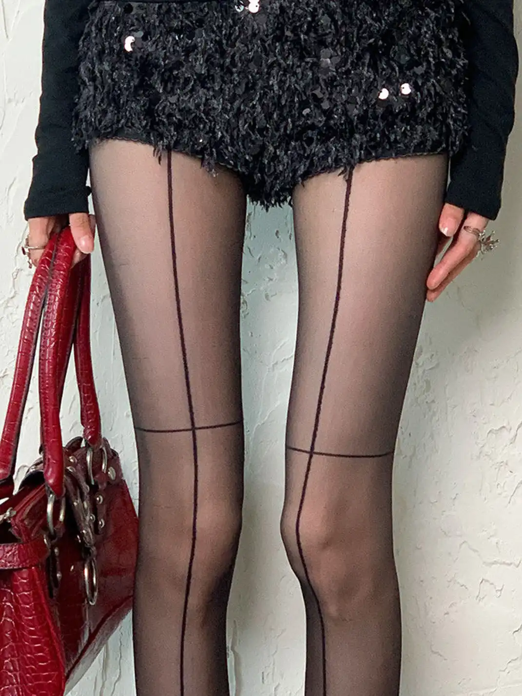 Bokior | Y2K Cross-Stitch Pantyhose