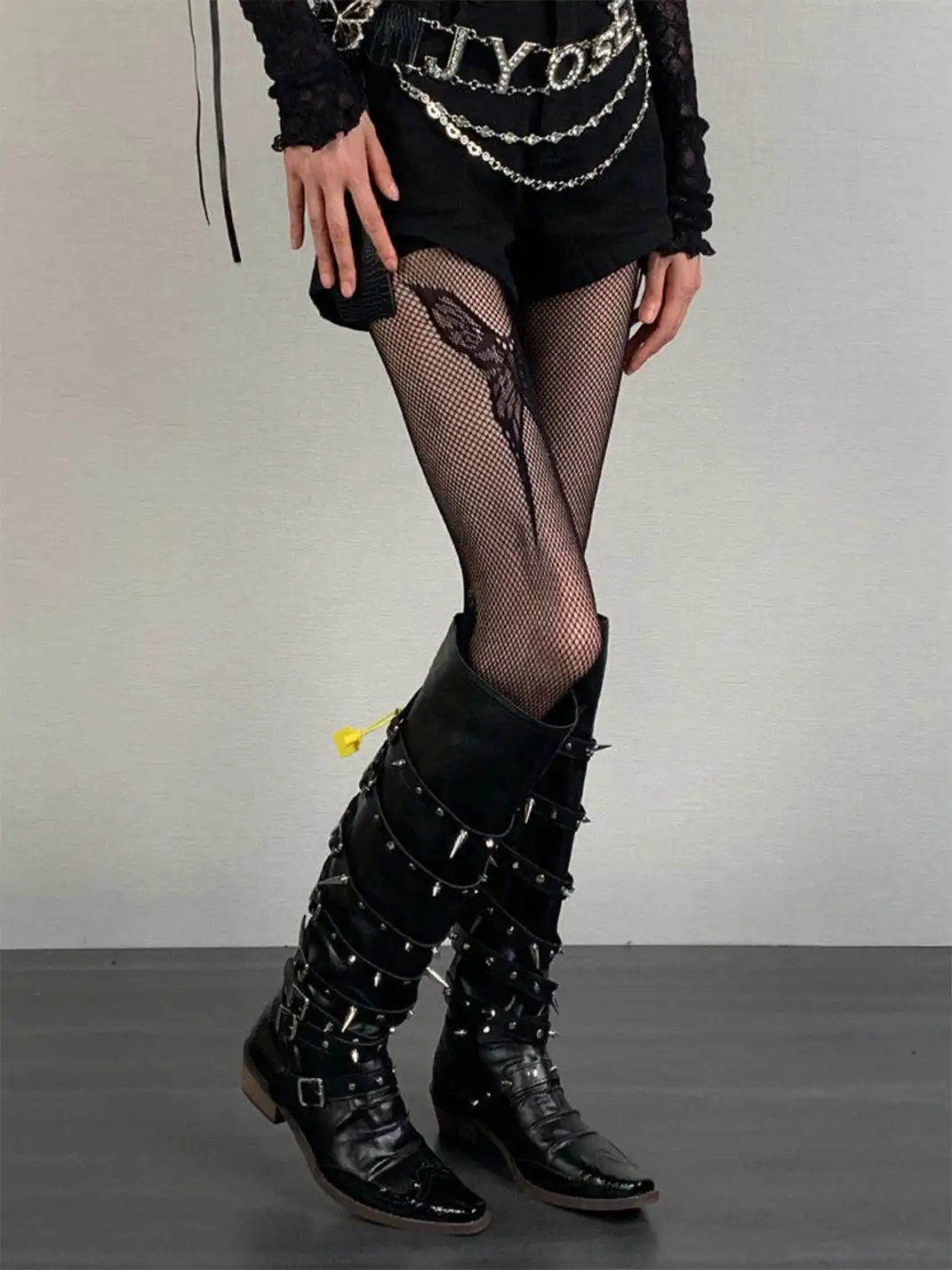 Bokior | Butterfly Pattern Fishnet Stockings