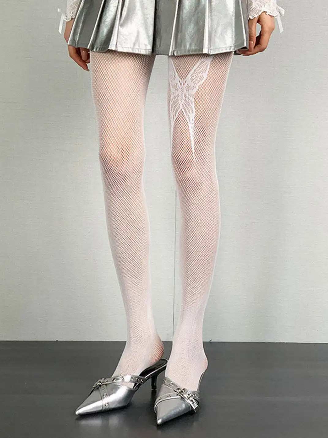 Bokior | Butterfly Pattern Fishnet Stockings