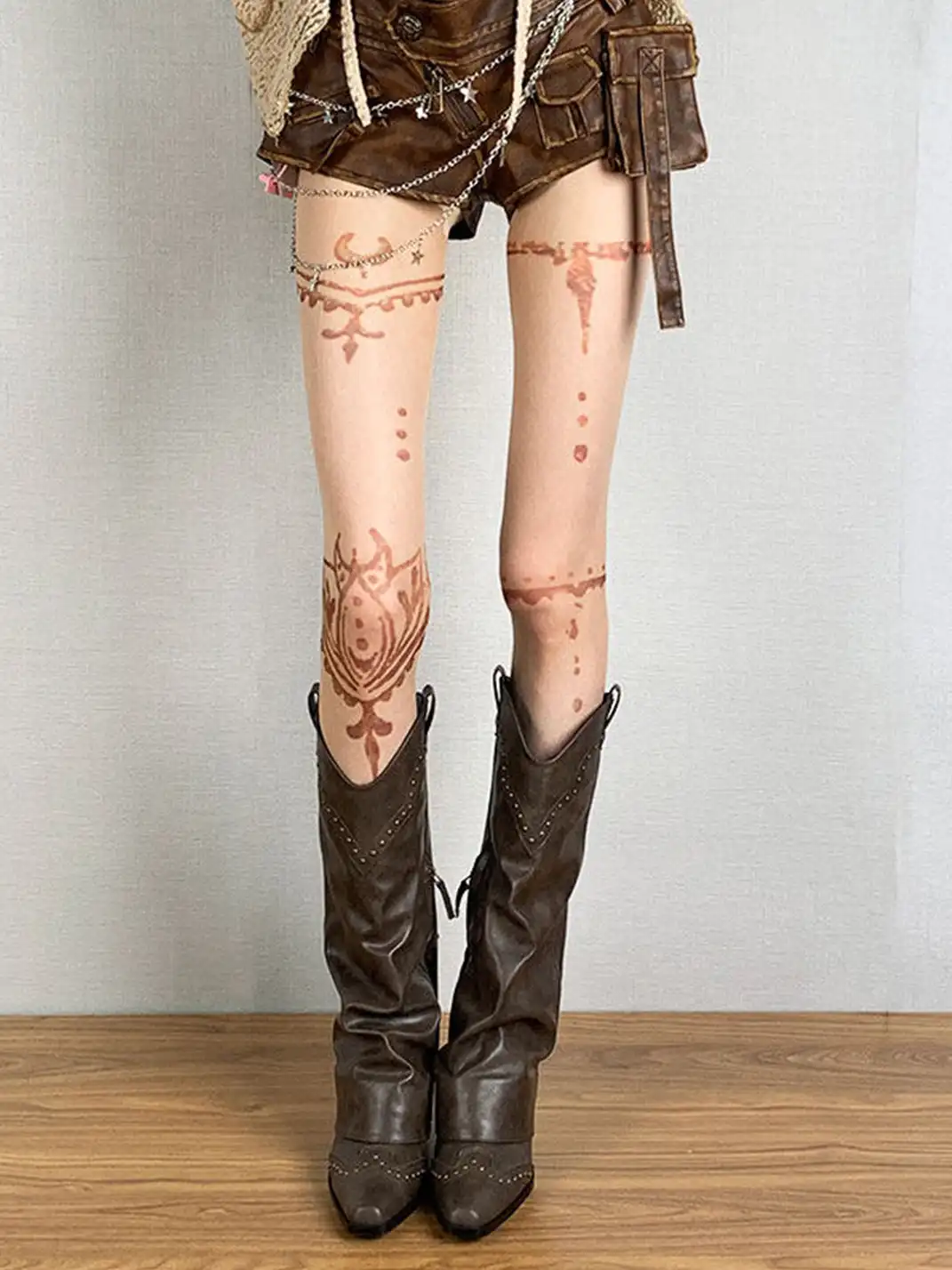 Bokior | Retro Mysterious Pattern Stockings