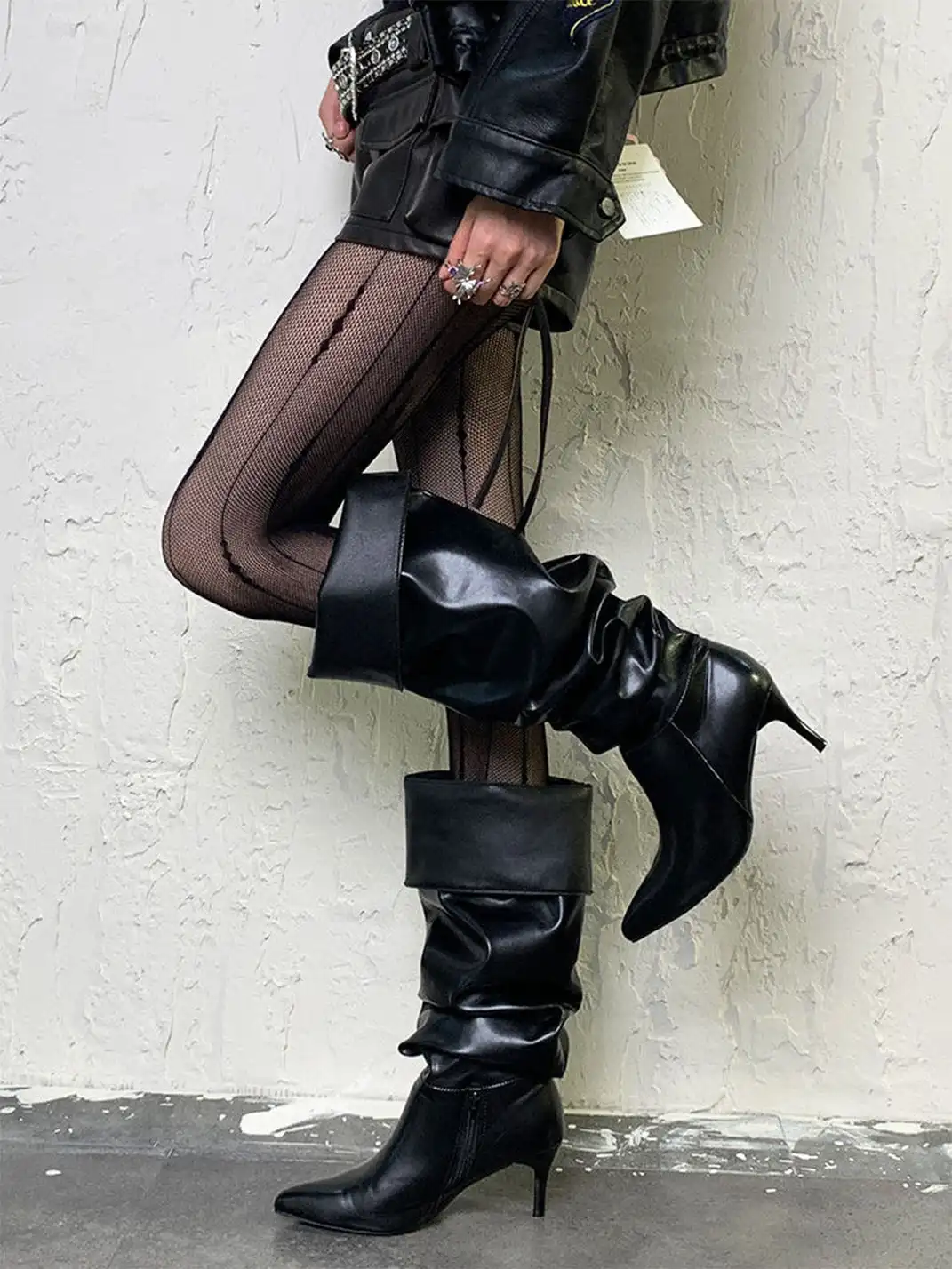 Bokior | Line Cutout Stockings