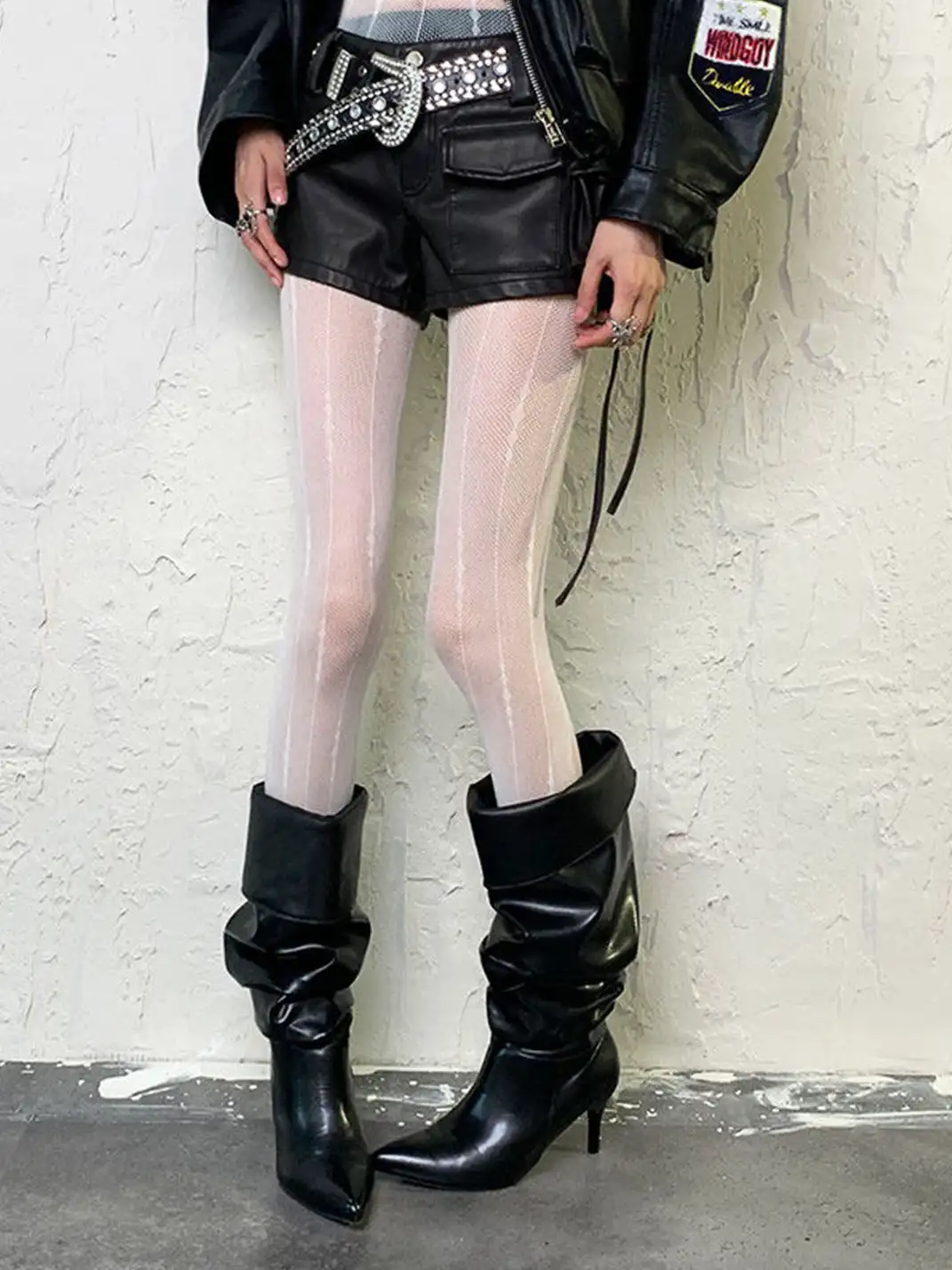 Bokior | Line Cutout Stockings