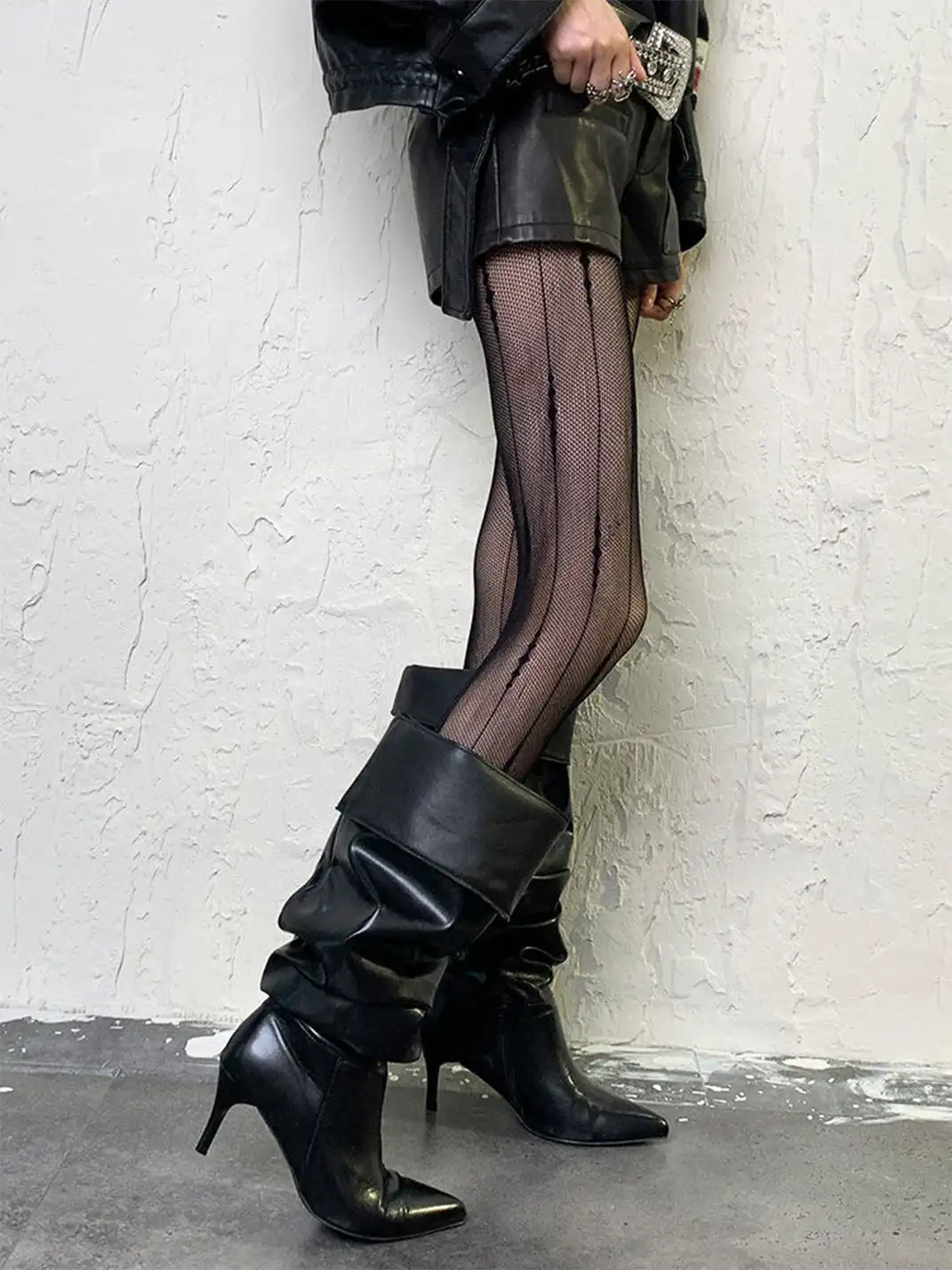 Bokior | Line Cutout Stockings