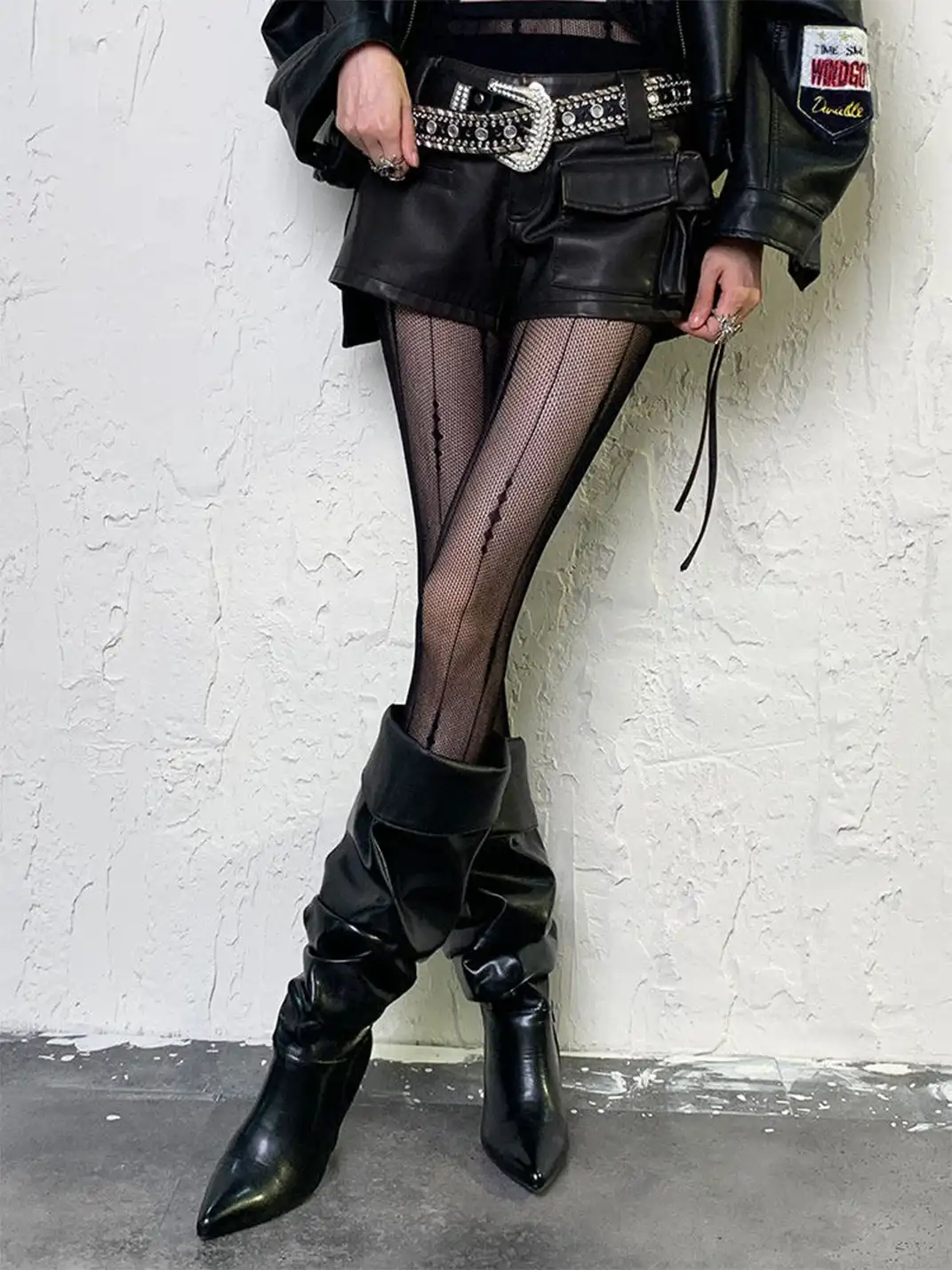 Bokior | Line Cutout Stockings