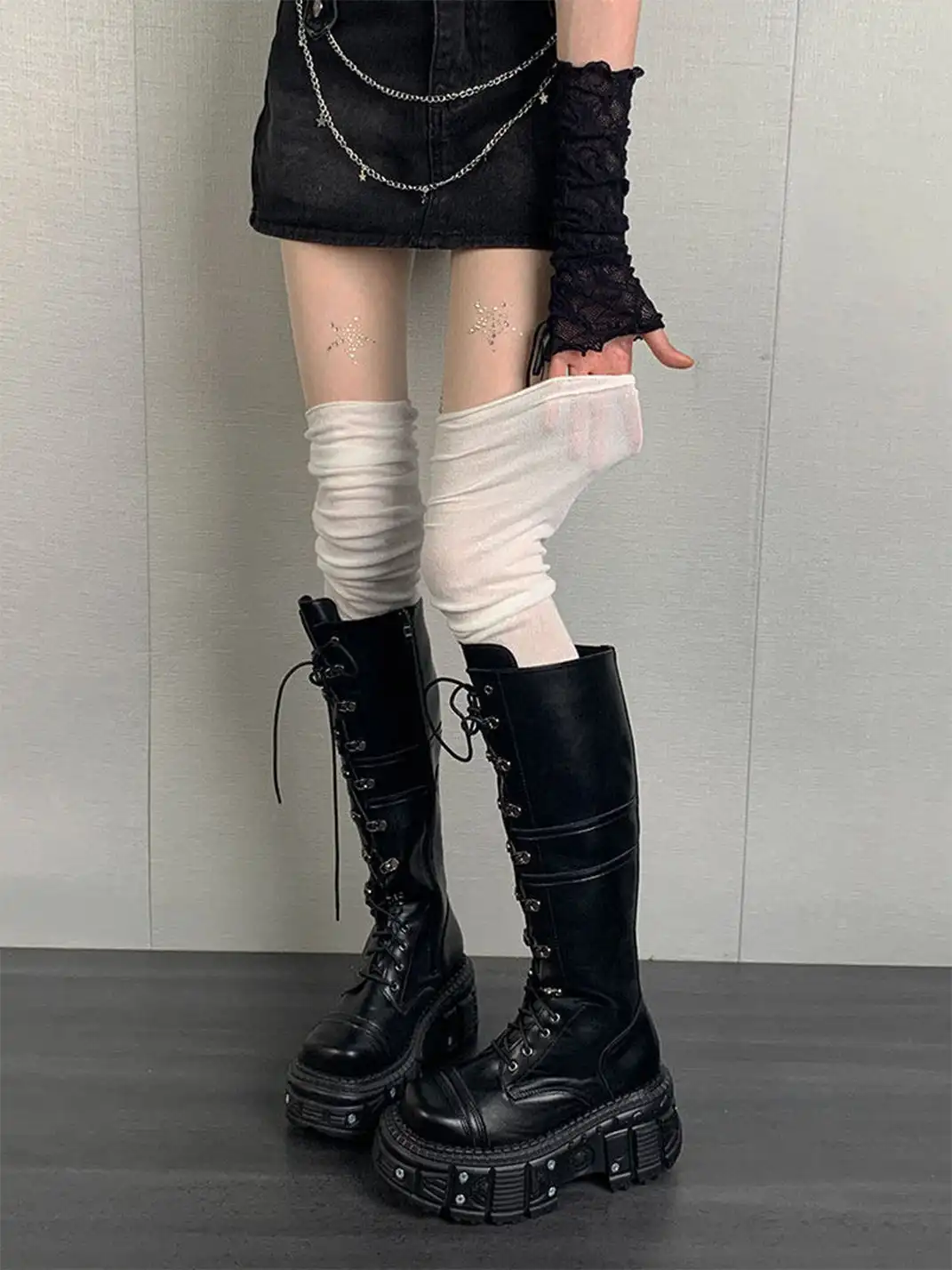 Bokior | Lazy Slouch Over-the-Knee Socks