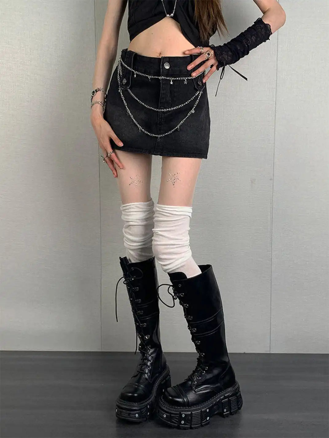 Bokior | Lazy Slouch Over-the-Knee Socks